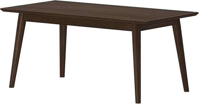 Plank+Beam 40 Inch Mid Century Modern Coffee Table, Wood Coffee Tables - Image 4