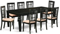 East West Furniture LGNI9-BLK-C 9 Piece Dining Room Furniture Set Includes a by EastWestFurniture