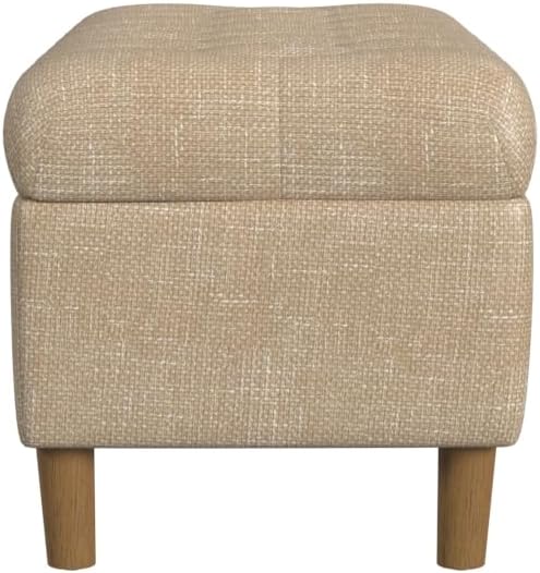 HomePop Home Decor | Tufted Ainsley Button Storage Ottoman Bench - Image 4