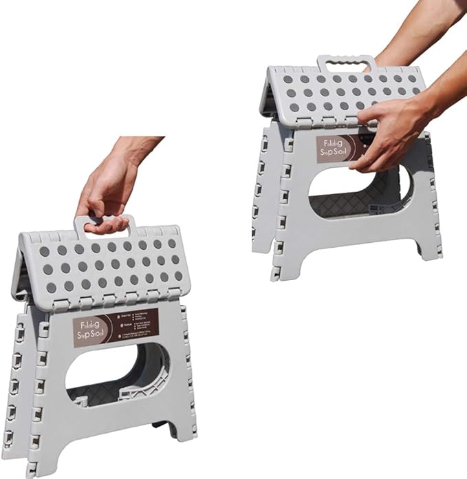 Non-Slip Folding Step Stool, Sturdy Safe Enough - Image 4