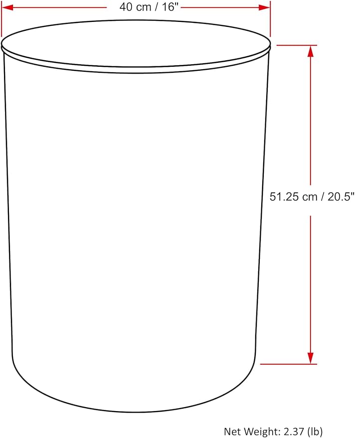 SIMPLIHOME Curtis Industrial 16 inch Wide Metal Metal Cylinder Accent Table in - Image 8