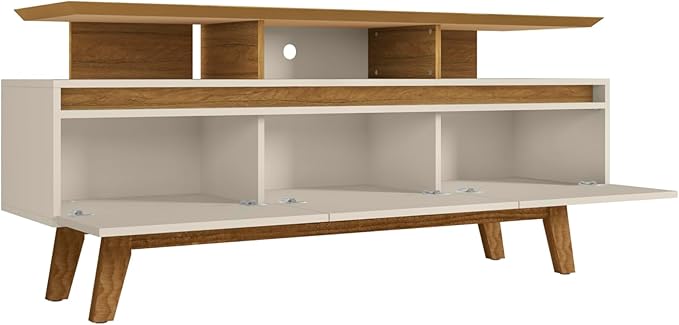 Manhattan Comfort Yonkers 63 Inch Mid Century Modern TV Stand - Image 4