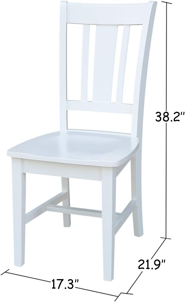 International Concepts Set of Two San Remo Splatback Dining Chairs - Image 3