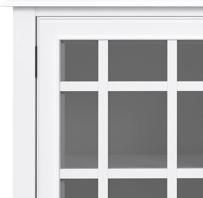 SIMPLIHOME Connaught SOLID WOOD 60 inch Wide Traditional Wide Storage Cabinet - Image 11