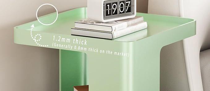 Metal Small Nightstands, Modern Side Table - Image 5