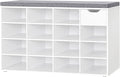 DINZI LVJ Shoe Bench, Entryway Storage Bench by DINZILVJ