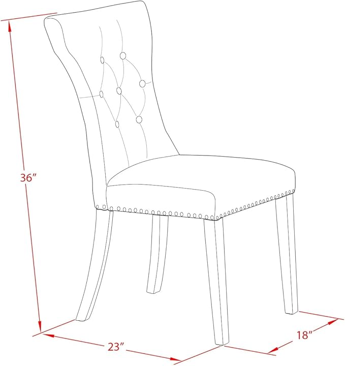 East West Furniture ANGA3-AWA-03 3 Piece Dining Set Contains a Round Dining - Image 3