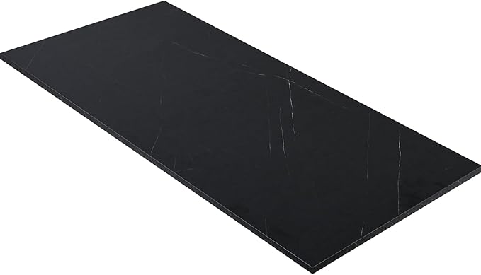 Kaboon Universal Tabletop 60"x18", Solid One-Piece Melamine Table Top, Double by Kaboon