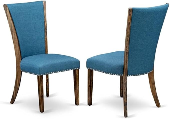 East West Furniture X777VE721-6 6 Piece Dining Set Contains a Rectangle Dining - Image 4