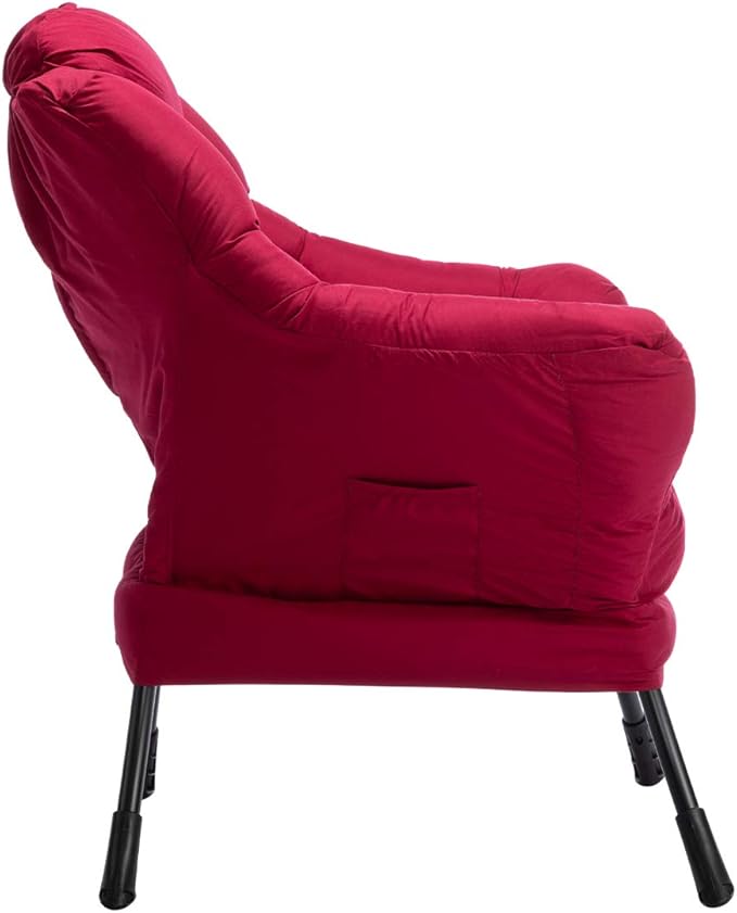 HollyHOME Modern Fabric Large Lazy Chair, Accent Oversized Comfy Reading Chair - Image 9