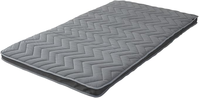 EMOOR Japanese Wool-Blend Padded Futon Mattress GOMA Full Dark Gray, Gusset by EMOOR