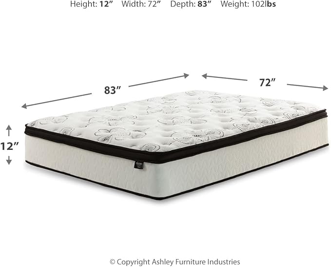 Signature Design by Ashley California King Size Chime 12 Inch Medium Firm - Image 2