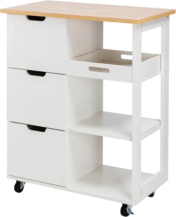 Shintenchi Kitchen Island Cart - Image 7
