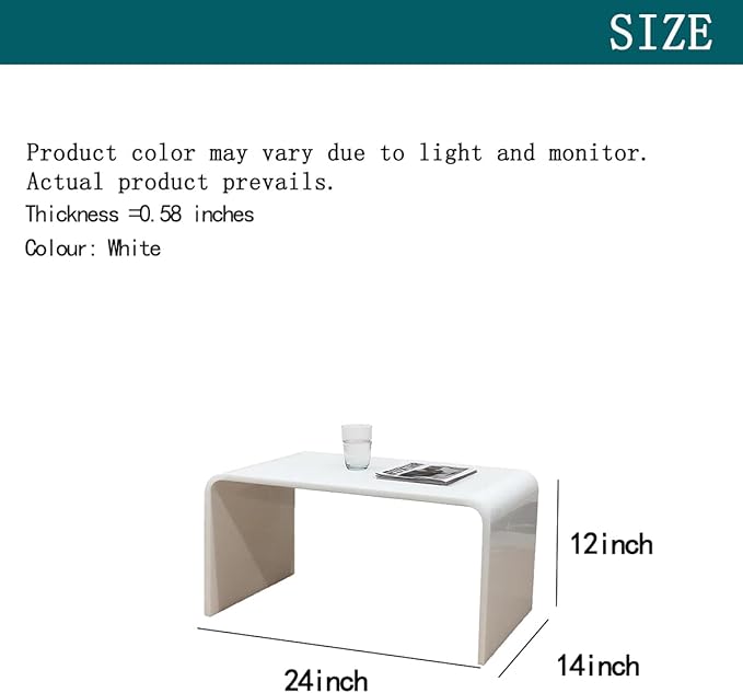 Acrylic 24" Desk-Multipurpose Modern Furniture - Image 3