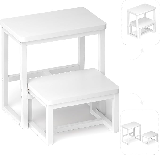 Step Stool for Adults & Kids, Holds up to 500Lb, 3 in1 Heavy Duty Sturdy 2 tair by iTsst-ForAnyLifestyle