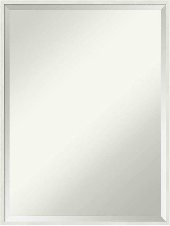 Amanti Art White Bathroom Mirror by AmantiArt
