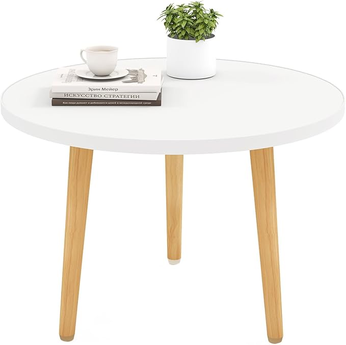 Round Coffee Table Low Table by Funecy