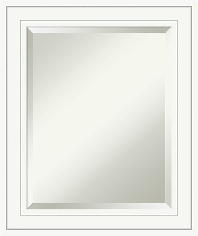 Amanti Art White Bathroom Mirror by AmantiArt