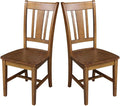 Set of Two San Remo SplatBack Dining Chairs by InternationalConcepts
