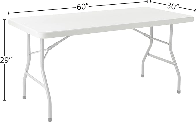 Office Star Resin Multipurpose Rectangle Folding Table - Image 10