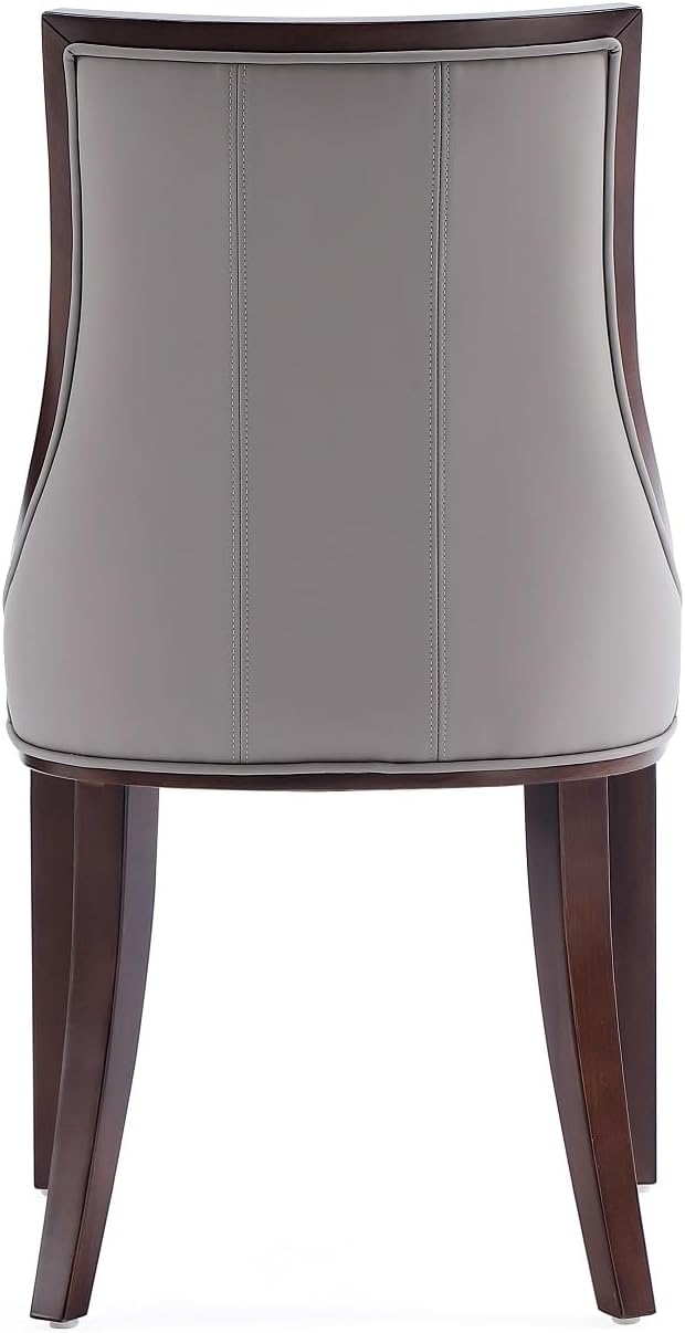 Manhattan Comfort Fifth Avenue Faux Leather Dining Chairs, Parsons Accent - Image 8