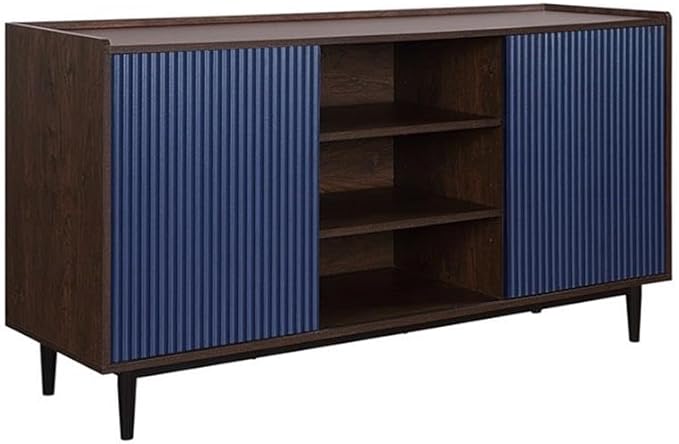 Manhattan Comfort Duane 59-Inch Ribbed Mid Century Modern Sideboard, Versatile - Image 7