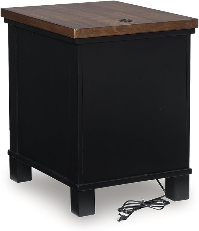 Signature Design by Ashley Wildenauer Farmhouse 3-Drawer Chairside End Table - Image 8