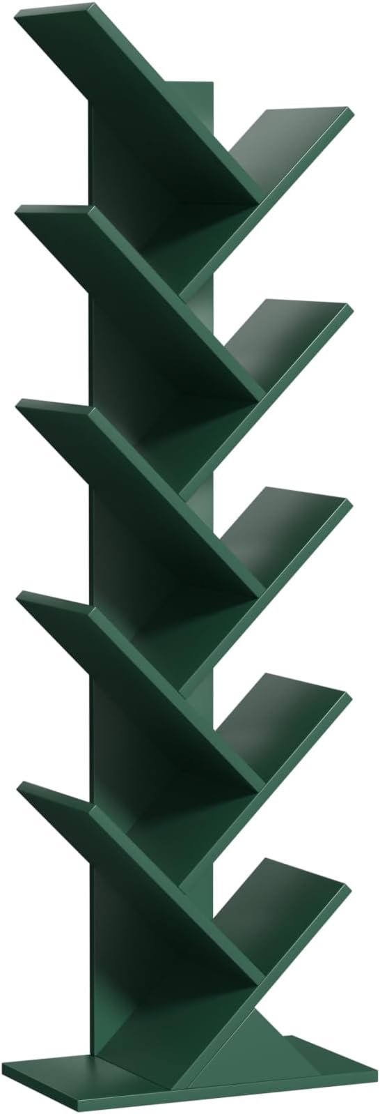 10 Tier Tree Book Shelf, Floor Standing Wood Bookshelf - Image 8