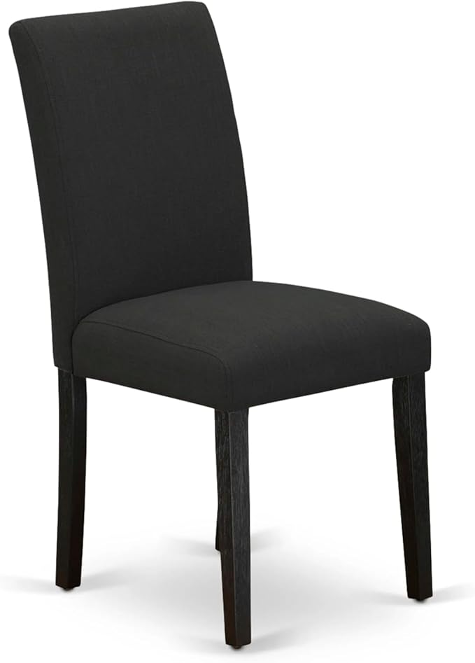 East West Furniture AMAB3-ABK-24 3 Piece Modern Dining Table Set Contains a - Image 7