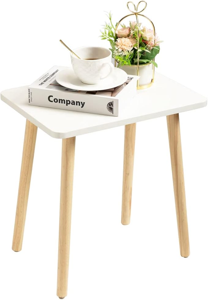 FORAOFUR Side Table, Small End Table Accent Table Living Room Bedroom Balcony by FORAOFUR