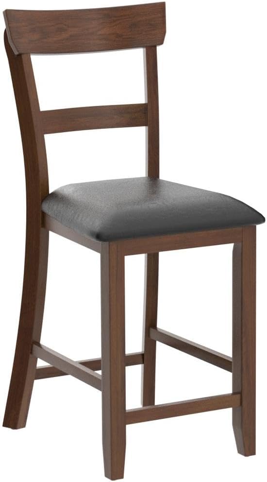 COSTWAY Bar Stools Set of 2, 25.5-Inch Counter Height Chair - Image 5