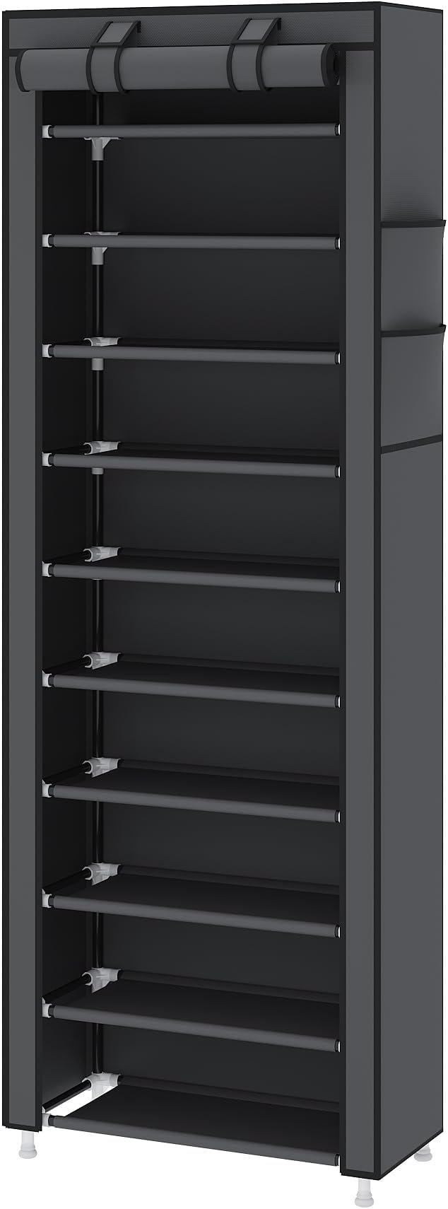 UDEAR 10-Tier Free Standing Shoe Rack Sturdy Shoe Rack Organizer - Image 6
