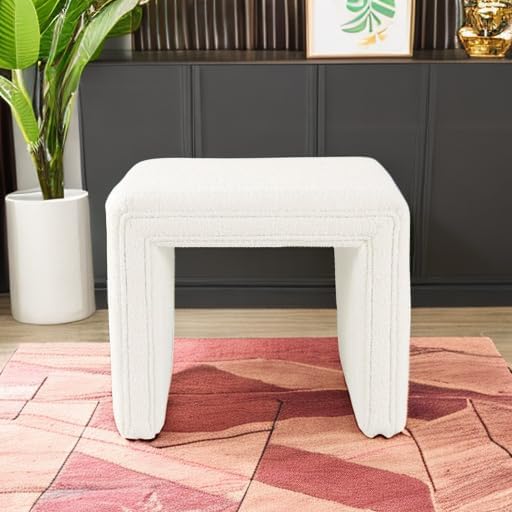 HomePop Modern Channel Tufted Ottoman Home Décor|Ottoman - Image 7