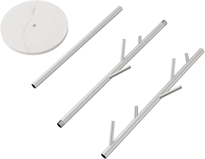 Silver Coat Racks, Metal Coat Rack Freestanding - Image 3