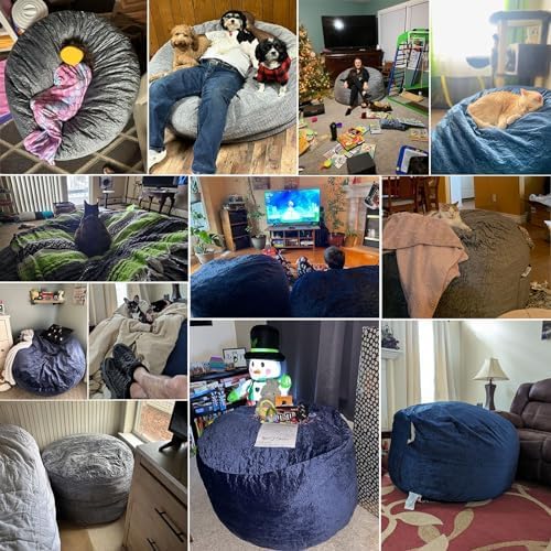 5 Ft Bean Bag Chairs for Adults - Image 7
