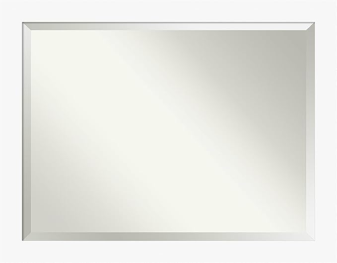 Amanti Art White Bathroom Mirror by AmantiArt