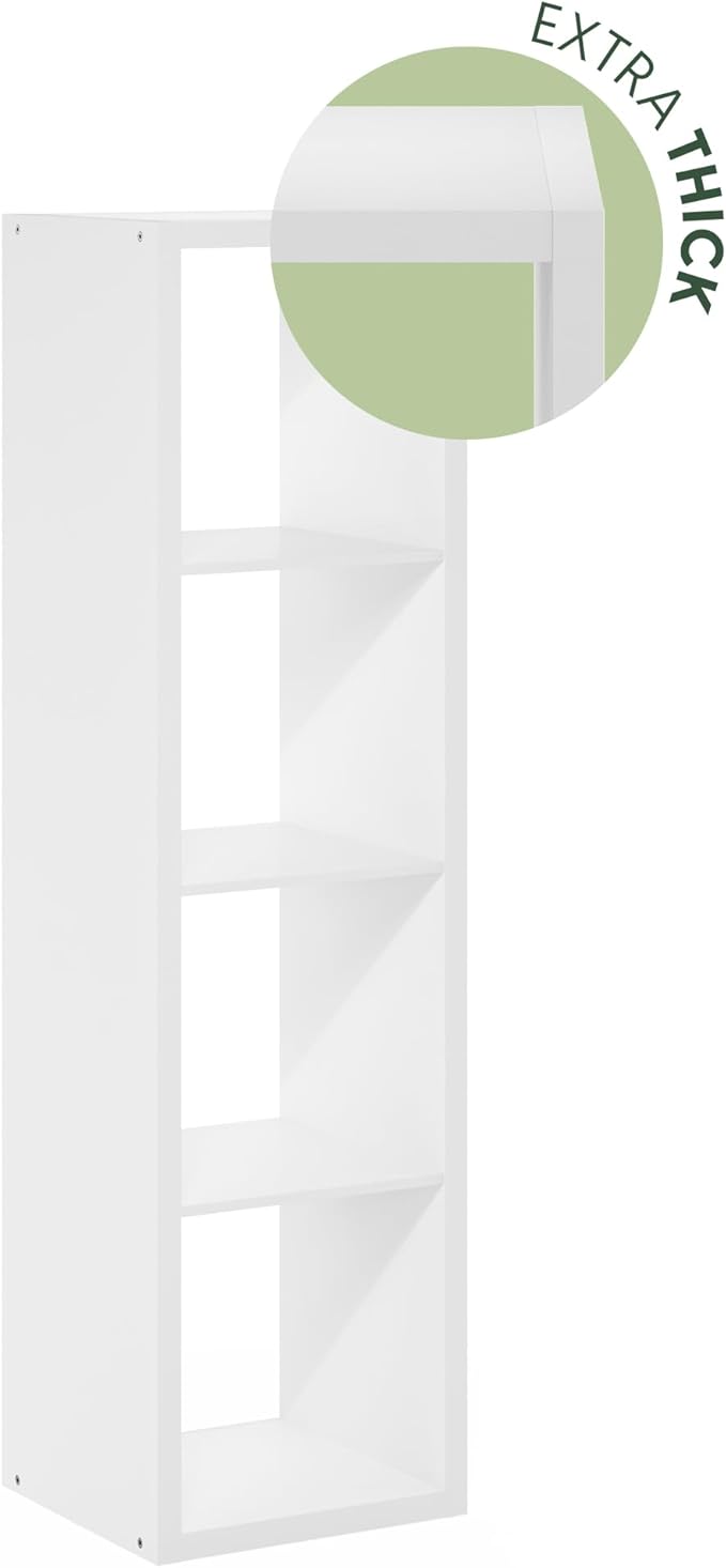 Furinno Cubicle Open Back Decorative Verticle Cube Storage Organizer - Image 6