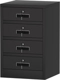 Metal Storage Cabinet with Lockable Drawers by JINGUR
