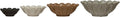Creative Co-Op Stoneware Flower Bowls by CreativeCo-Op