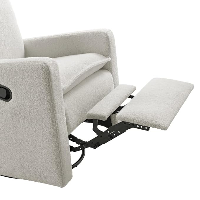 Oxford Baby Uptown Upholstered Swivel Glider and Recliner Nursery Chair - Image 6
