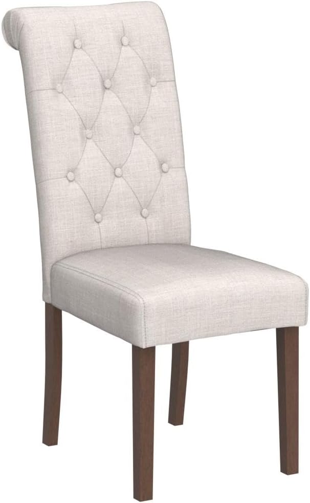 COLAMY Tufted Upholstered Dining Chairs Set of 2, Accent Parsons Chairs - Image 5