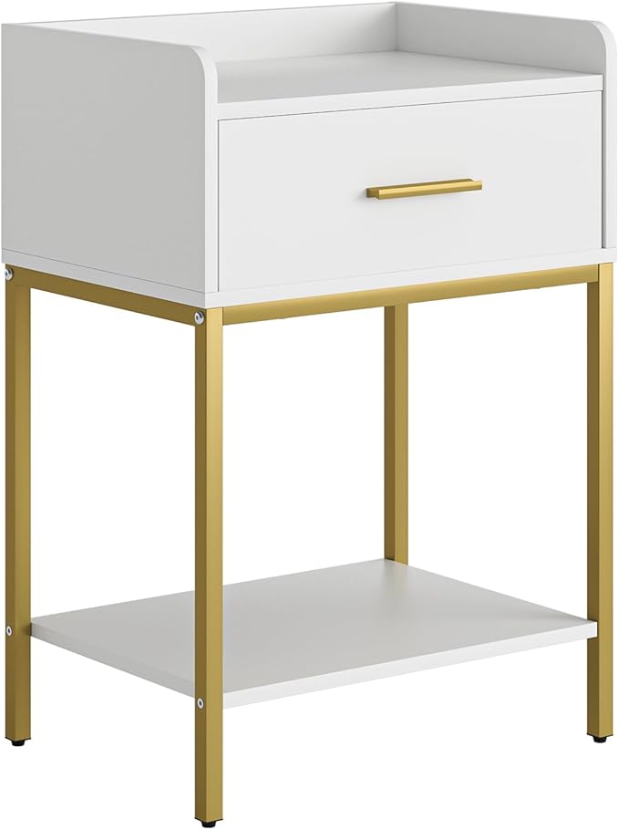Nightstand, 3-Tier Modern Night Stand, Bedside Table - Image 7