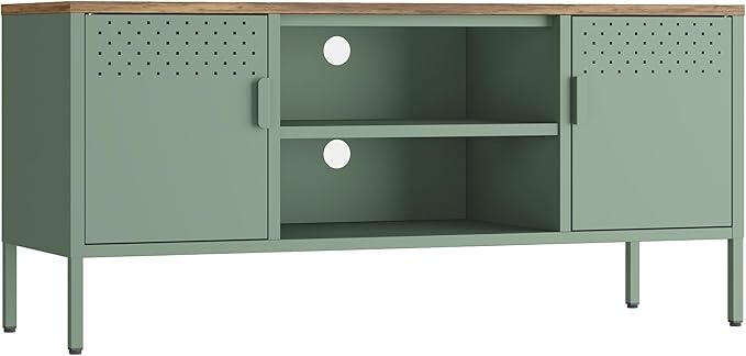 Manhattan Comfort Landen 47" Modern Metal TV Stand - Image 8