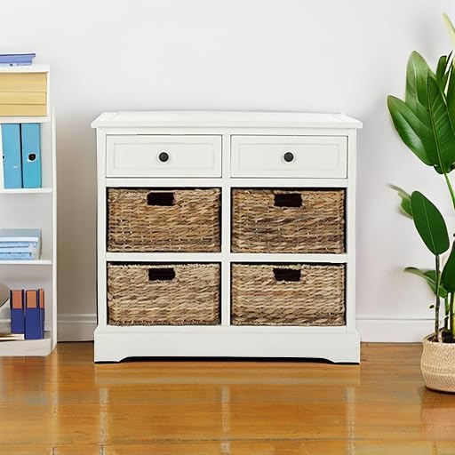 SAFAVIEH American Homes Collection Herman Vintage Grey Storage Unit - Image 6