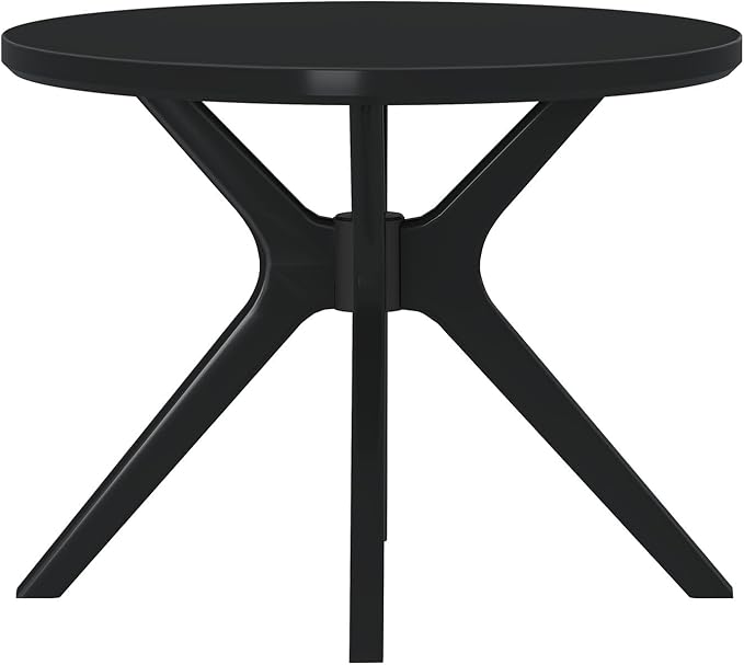 Plank+Beam Verso Round Dining Table, 38 Inch Solid Wood Kitchen & Dining Room - Image 4