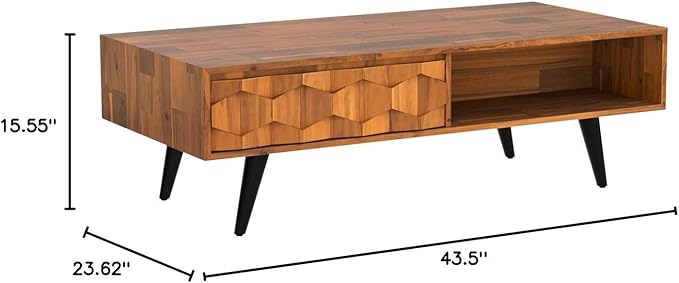 Bme Georgina Solid Wood Coffee Tables - Image 2