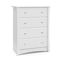 Storkcraft Crescent 4 Drawer Chest – GREENGUARD Gold Certified, Dresser by Storkcraft