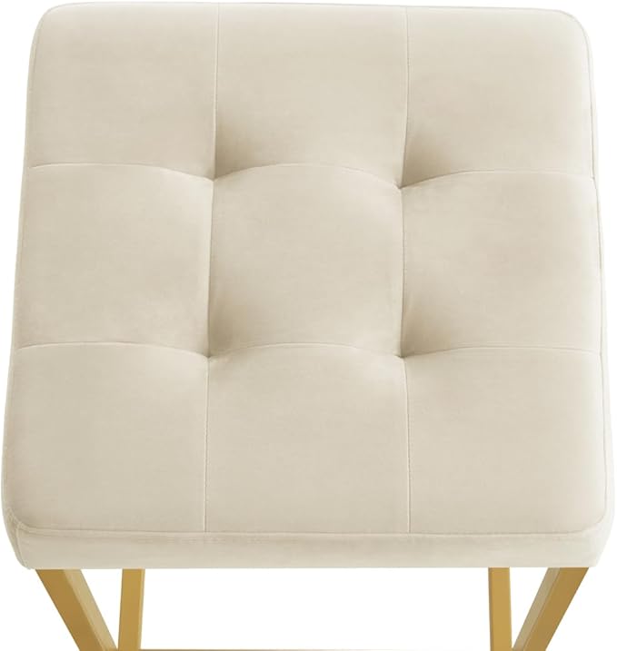 24KF Contemporary Counter Height Bar Stool Set of 2 - Image 5