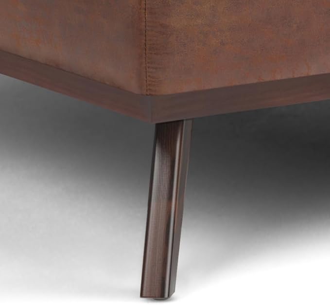 SIMPLIHOME Owen 40 inch Wide Mid Century Modern Square XL Coffee Table Storage - Image 8