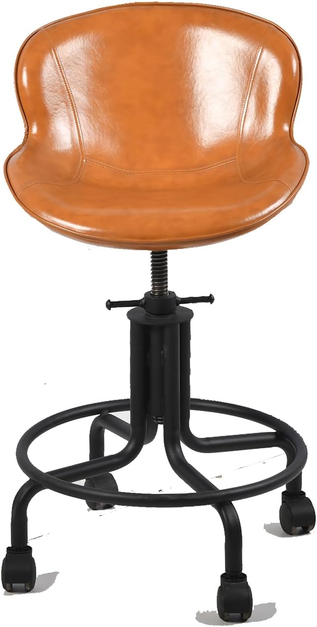 Topower Antique Industrial Design Metal Adjustable Height Kitchen Dining - Image 6